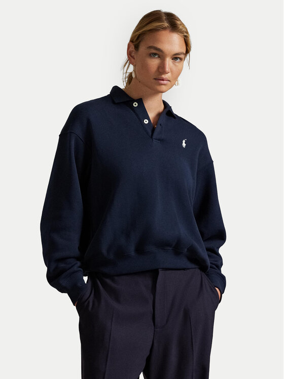 

Свитшот relaxed fit 211971756001 Polo Ralph Lauren, синий