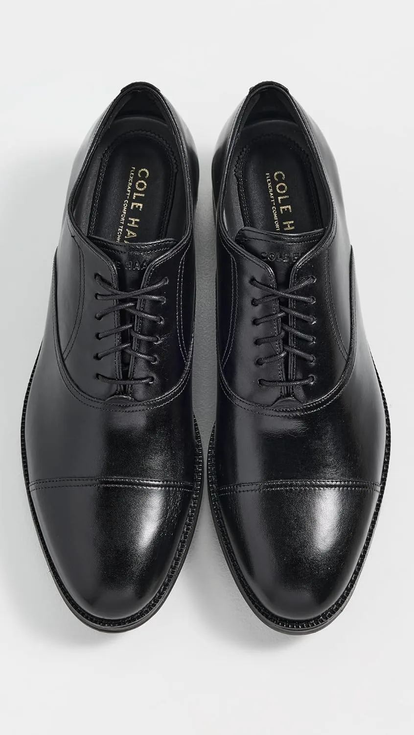 Мужские туфли Cole Haan Ledley Grand с носком кап-то, черный — фото 4