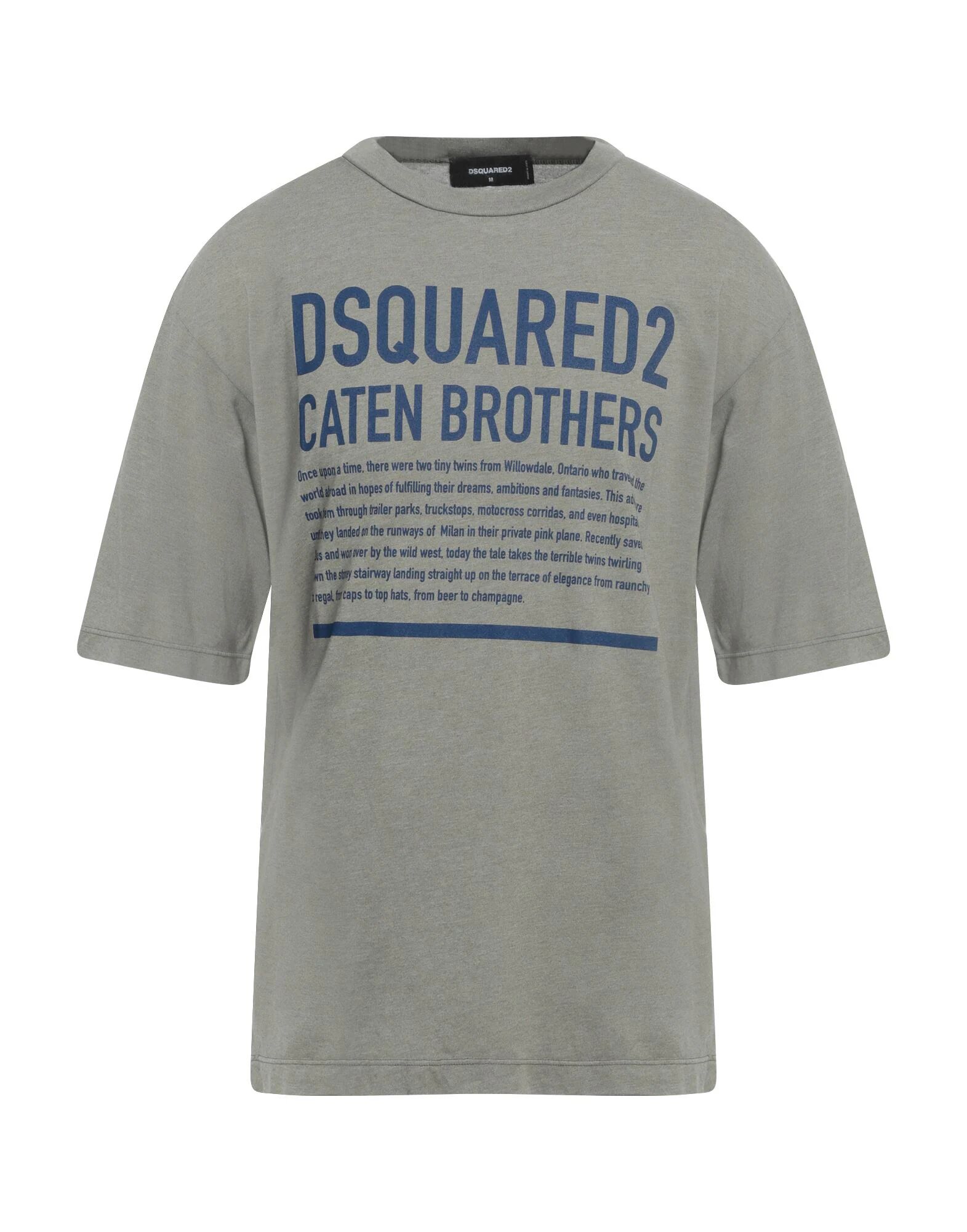 

Футболка Dsquared2, светло-серый