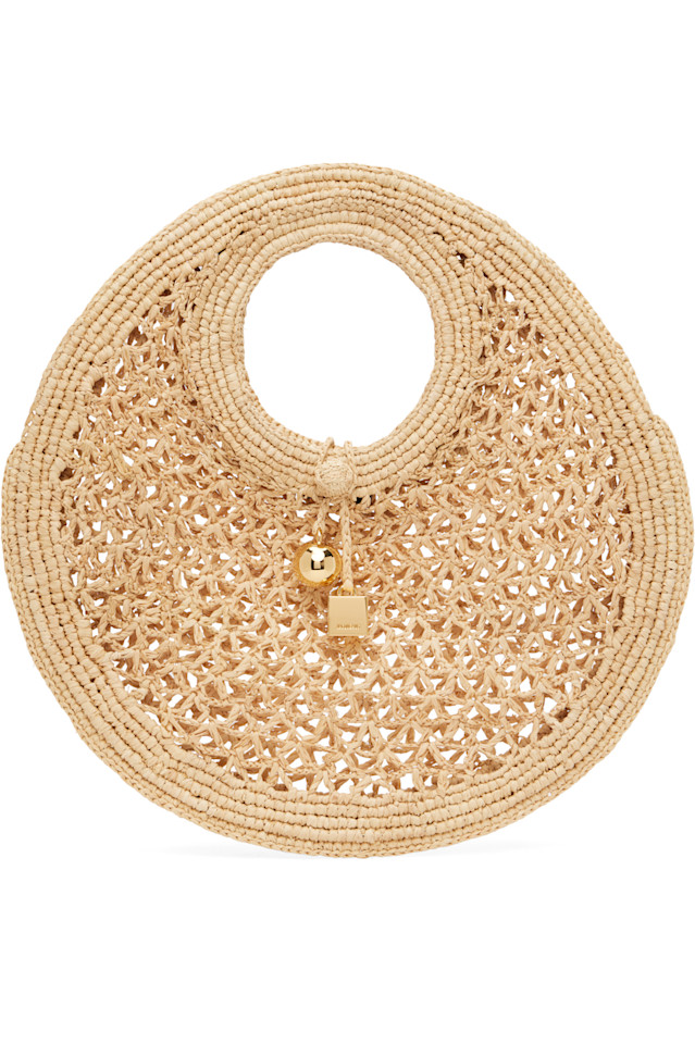 

Jacquemus Бежевая маленькая круглая сумка-тоут la croisière 'the spiaggia'