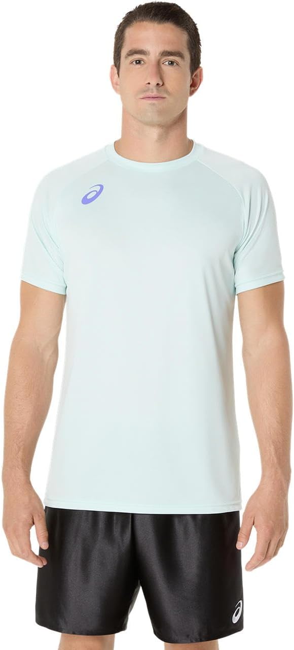 

Футболка ASICS для тренировок по волейболу с коротким рукавом (графический рисунок на спине) 2053A208, унисекс, для взрослых