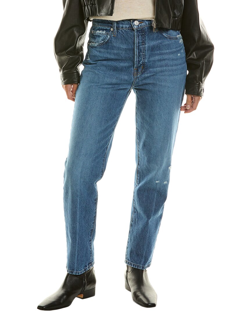 

FRAME Denim Le Mec Узкие прямые джинсы, синий