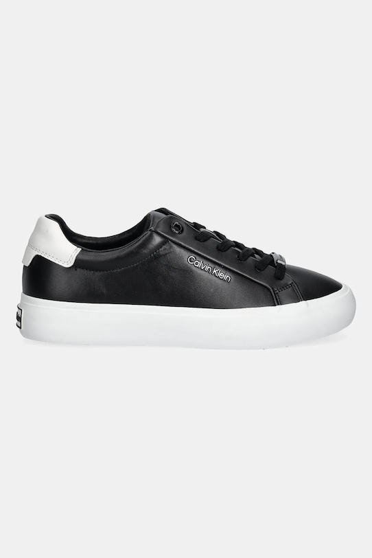 Кожаные кроссовки Vulc на шнуровке Calvin Klein, черный — фото 2