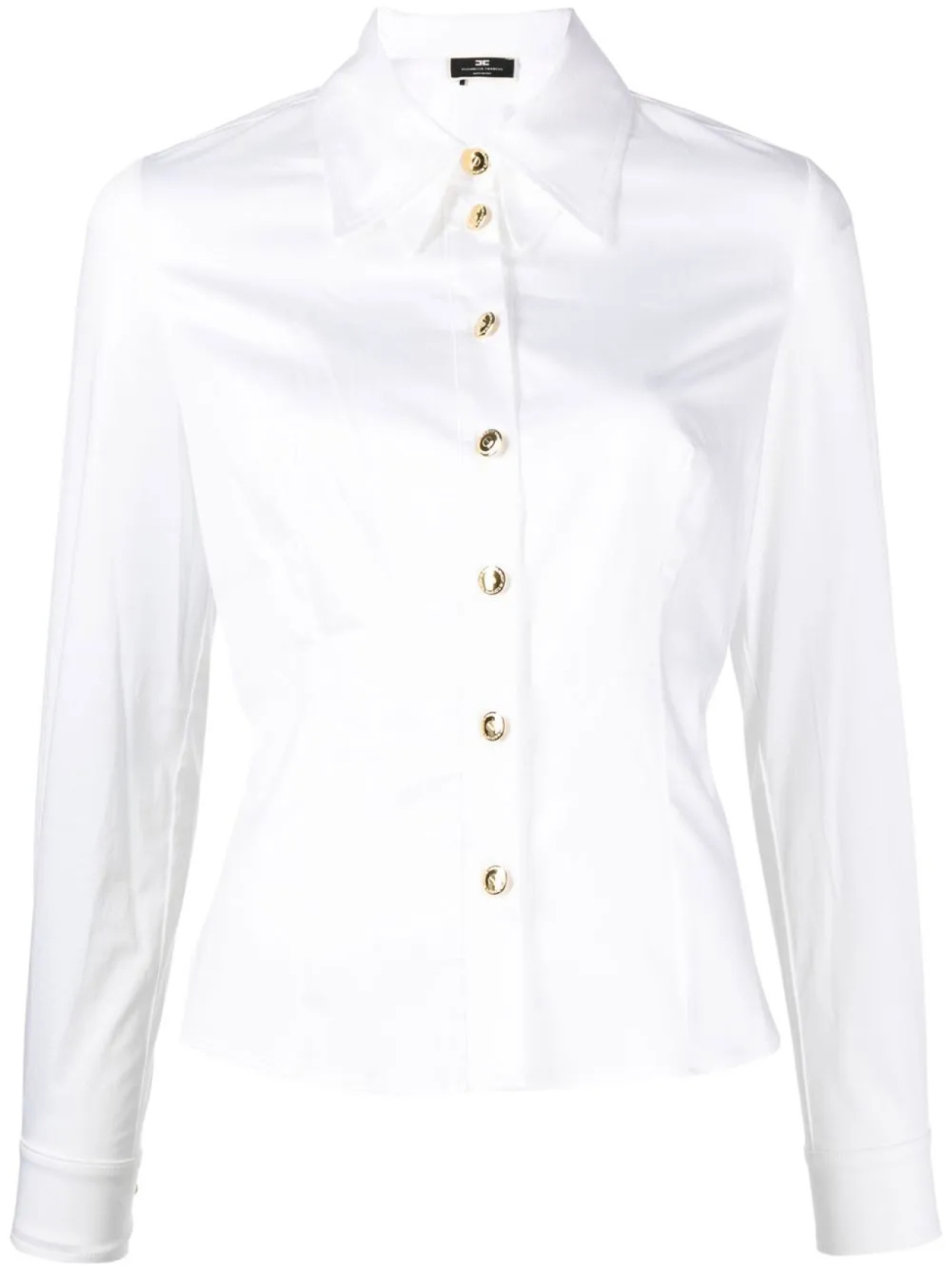 

Рубашка с открытой спиной Elisabetta Franchi, белый
