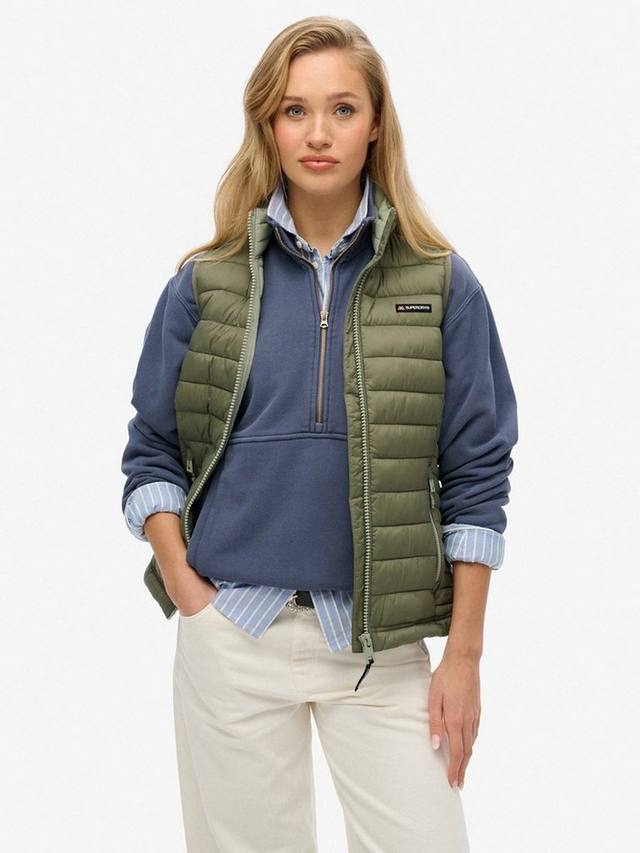 

Жилет с подкладкой fuji lite Superdry, цвет Dusty Olive Green