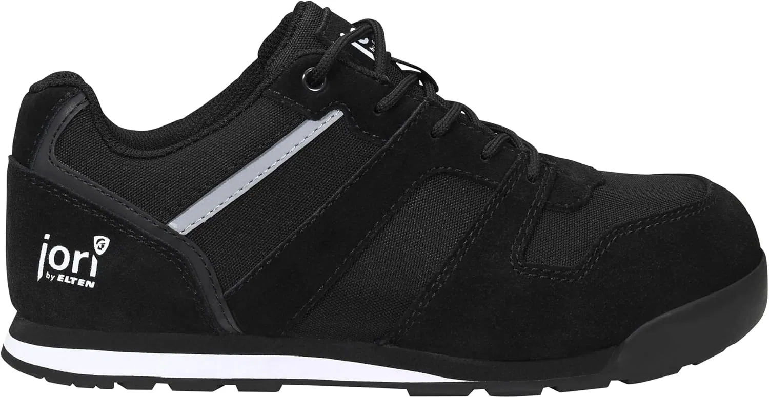 Защитная обувь ELTEN Jori jo_Slim Black Low ESD S3S, женская и мужская, кожа/текстиль, стальной защитный носок, легкая, спортивная — фото 2
