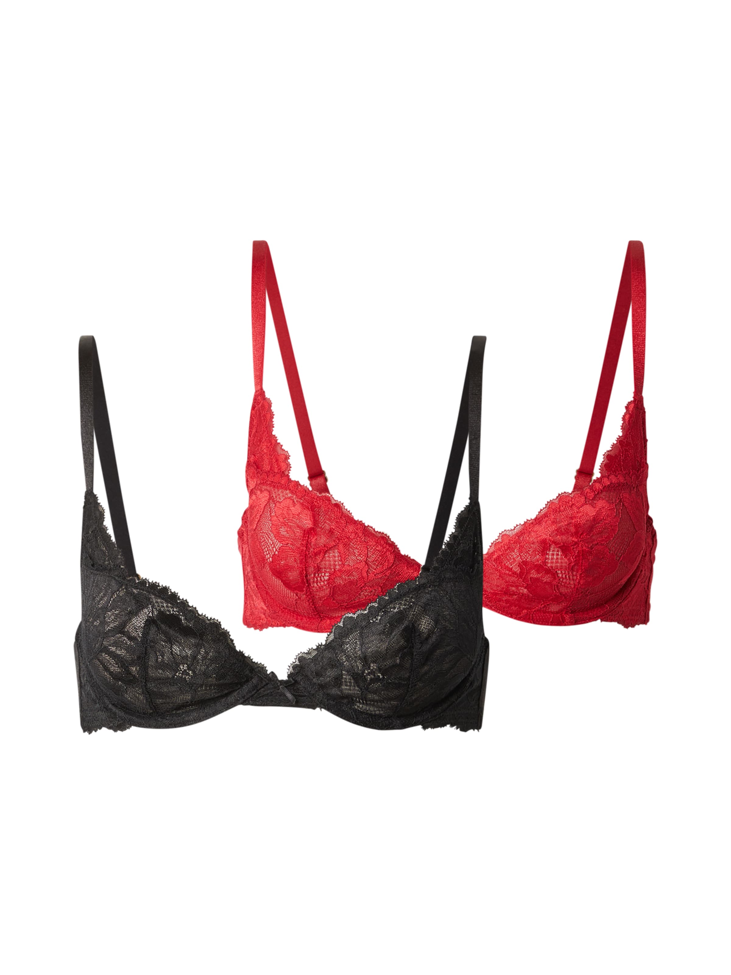 

Dorina Бюстгальтер балконет в красном и черном цвете