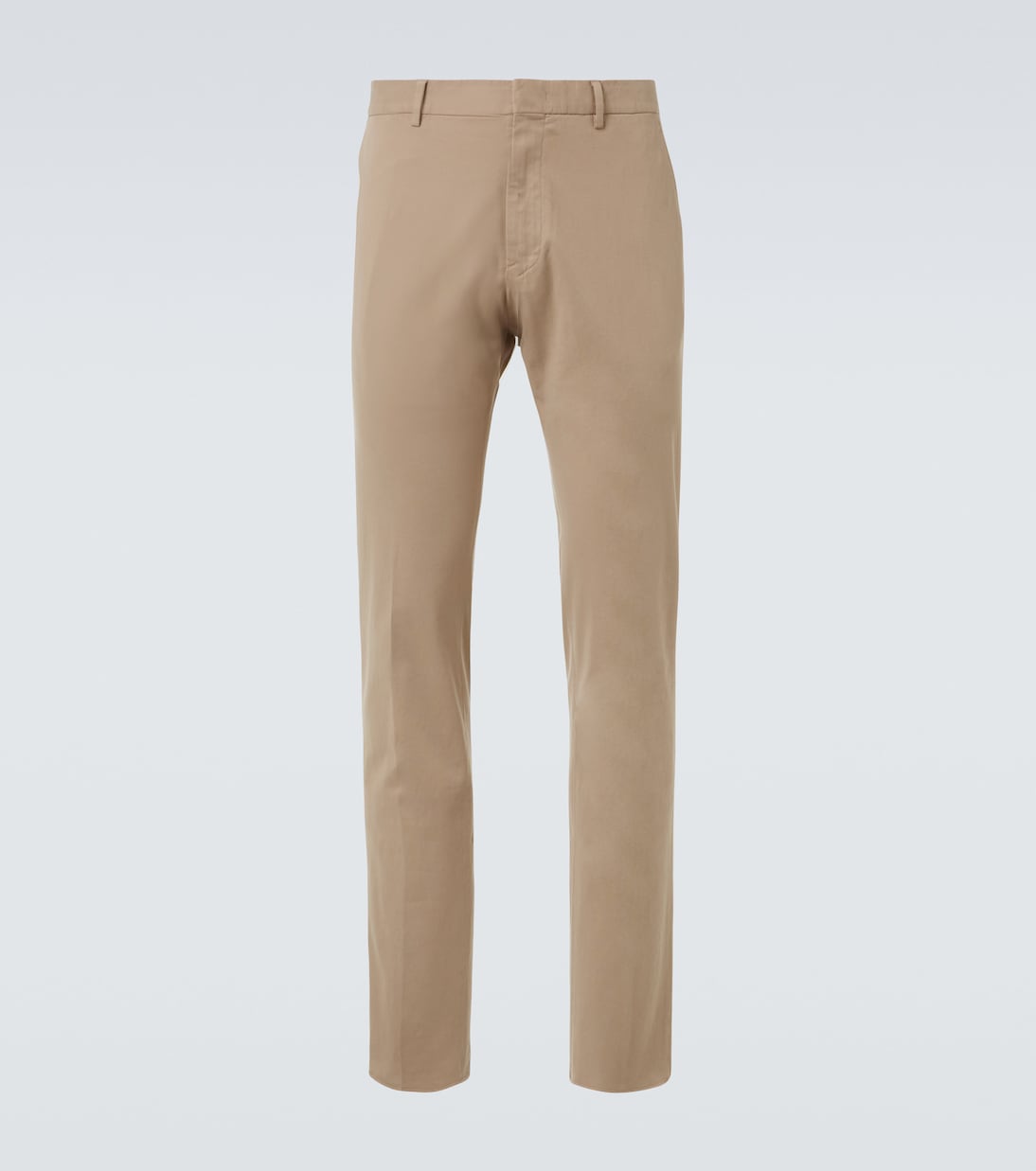 

Хлопковые узкие брюки Zegna, Light taupe