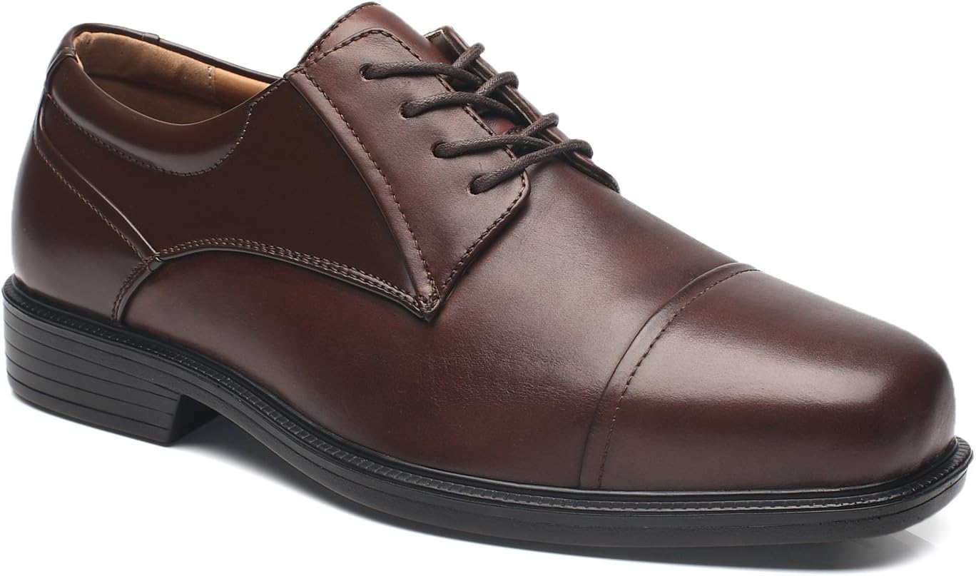 

Мужские коричневые оксфорды широкого размера от La Milano