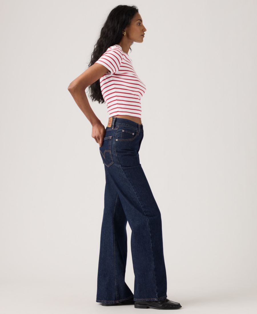 Женские джинсы средней посадки с расклешенными штанинами (Middy Loose Mid Rise Bootcut Jeans) Levi's, Shaded View — фото 3