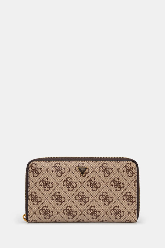 

Кожаный кошелек LYON Guess, коричневый