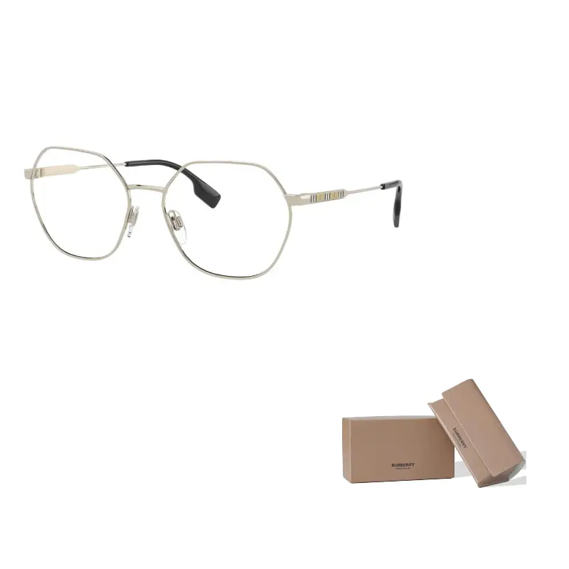 

Burberry Женская оправа для очков асимметричной формы из сплава, Gold