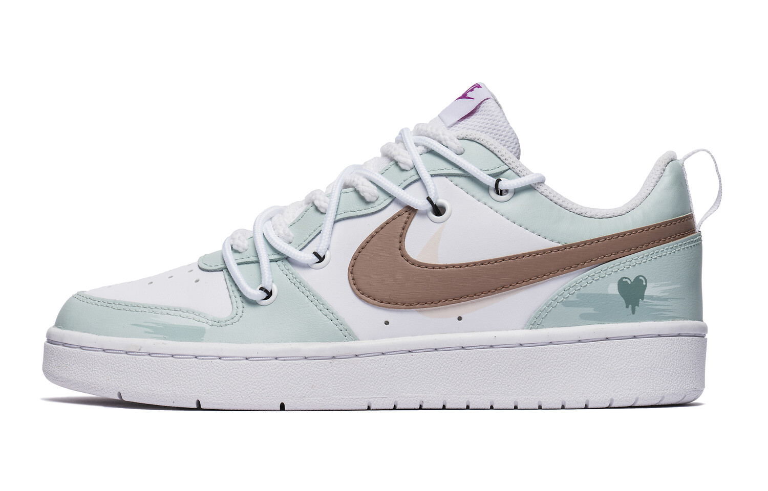 

Кроссовки Nike Court Borough Skateboard Shoes Women's Low-Top Brown