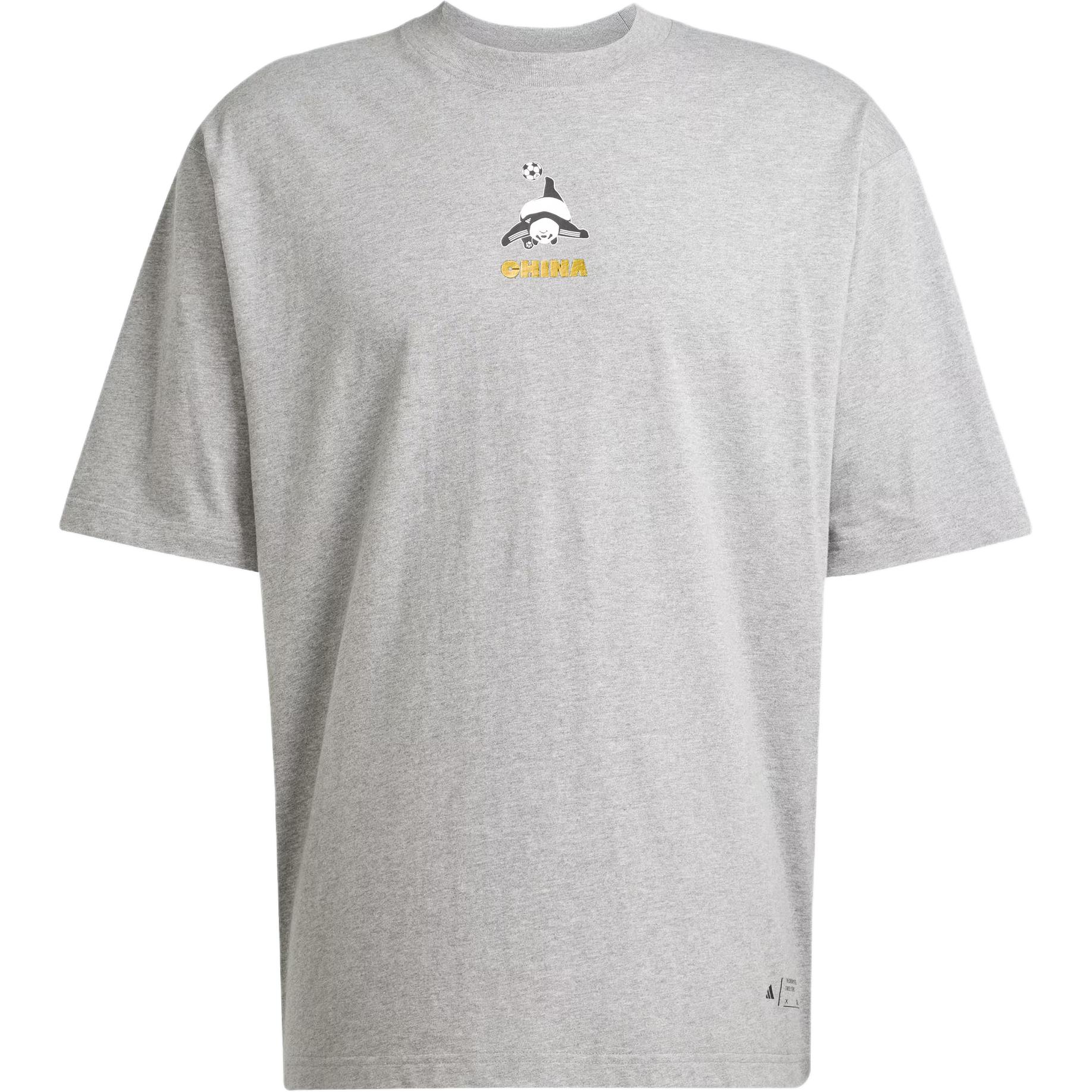 

Футболка Unisex Basic Heather Gray Adidas, серый