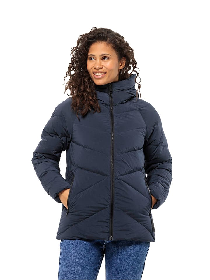 

Пуховик Jack Wolfskin Daunenjacke Marienplatz, темно-синий