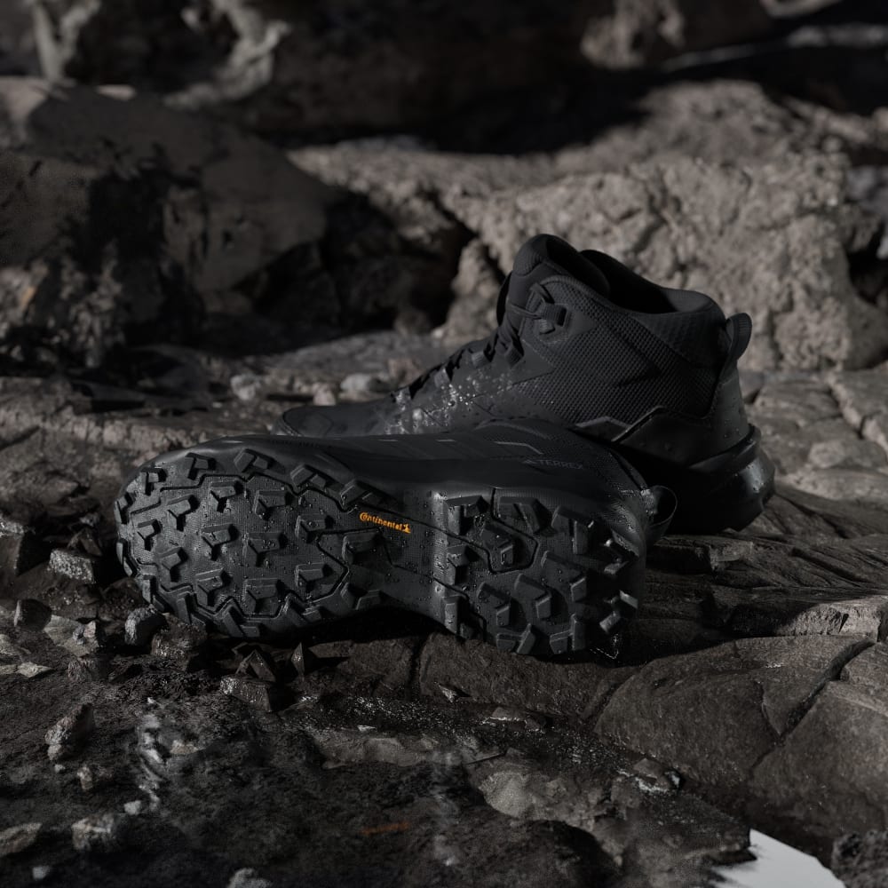 Ботинки Adidas Terrex Skychaser AX5 Mid GORE-TEX Hiking Shoes, цвет Core Black/Core Black/Carbon — фото 3