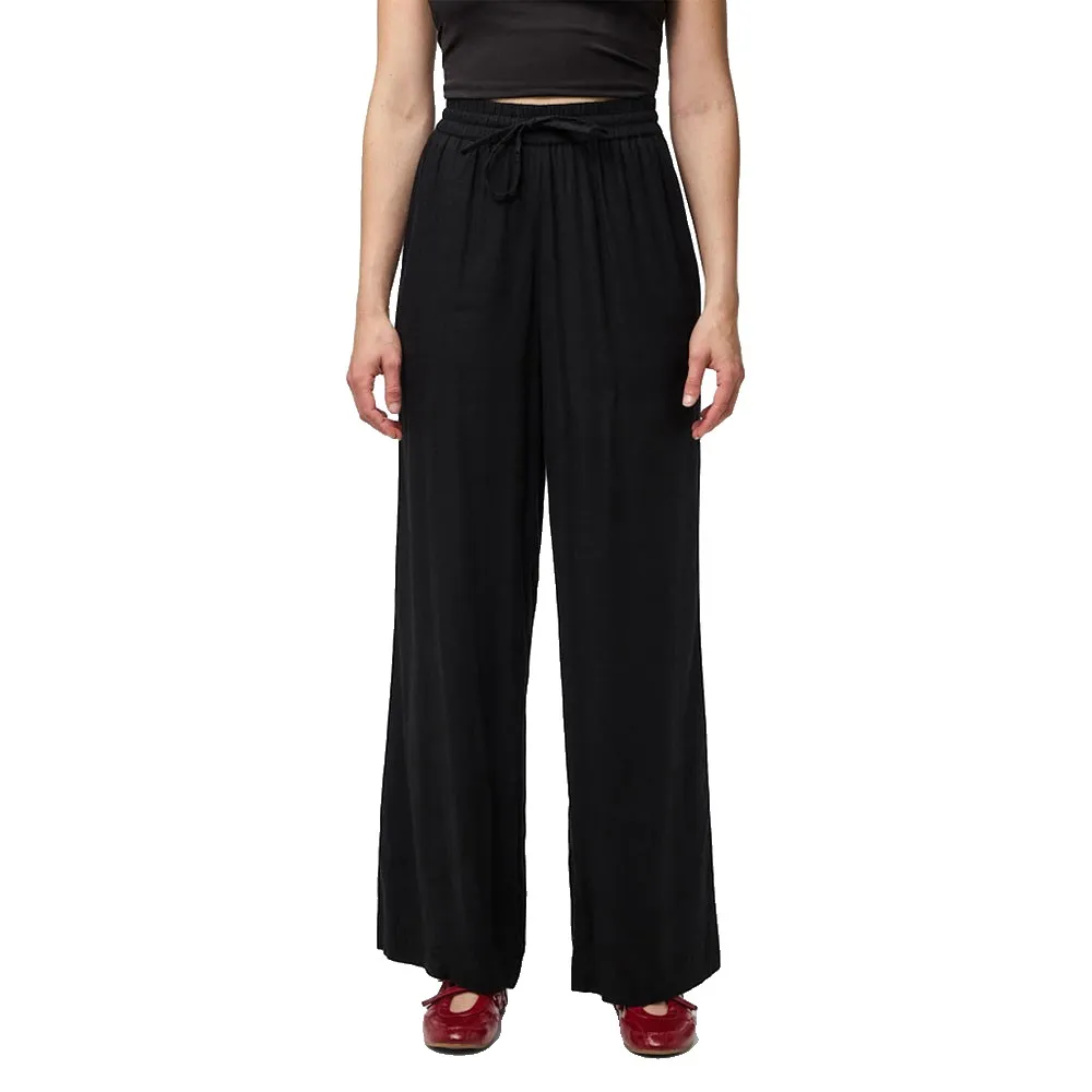 

Брюки с высокой талией Pieces Pia Wide Leg, черный
