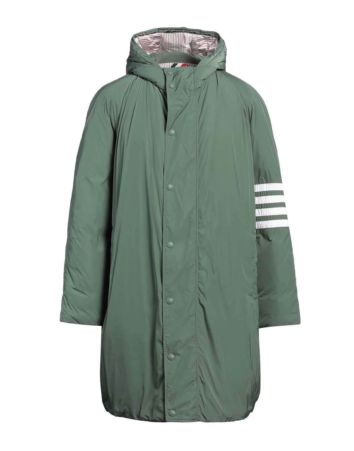

Пуховик Thom Browne, зеленый