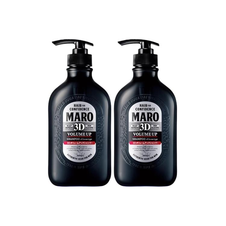 

3D эффект объемная силиконовая безмасляная мужская шампунь освежающая контроль жира 460мл Maro