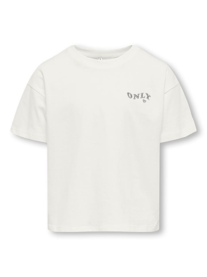 

Футболка KIDS ONLY T-Shirt KOGMAIKEN LIFE CROP S/S ONLY, цвет cloud dancer