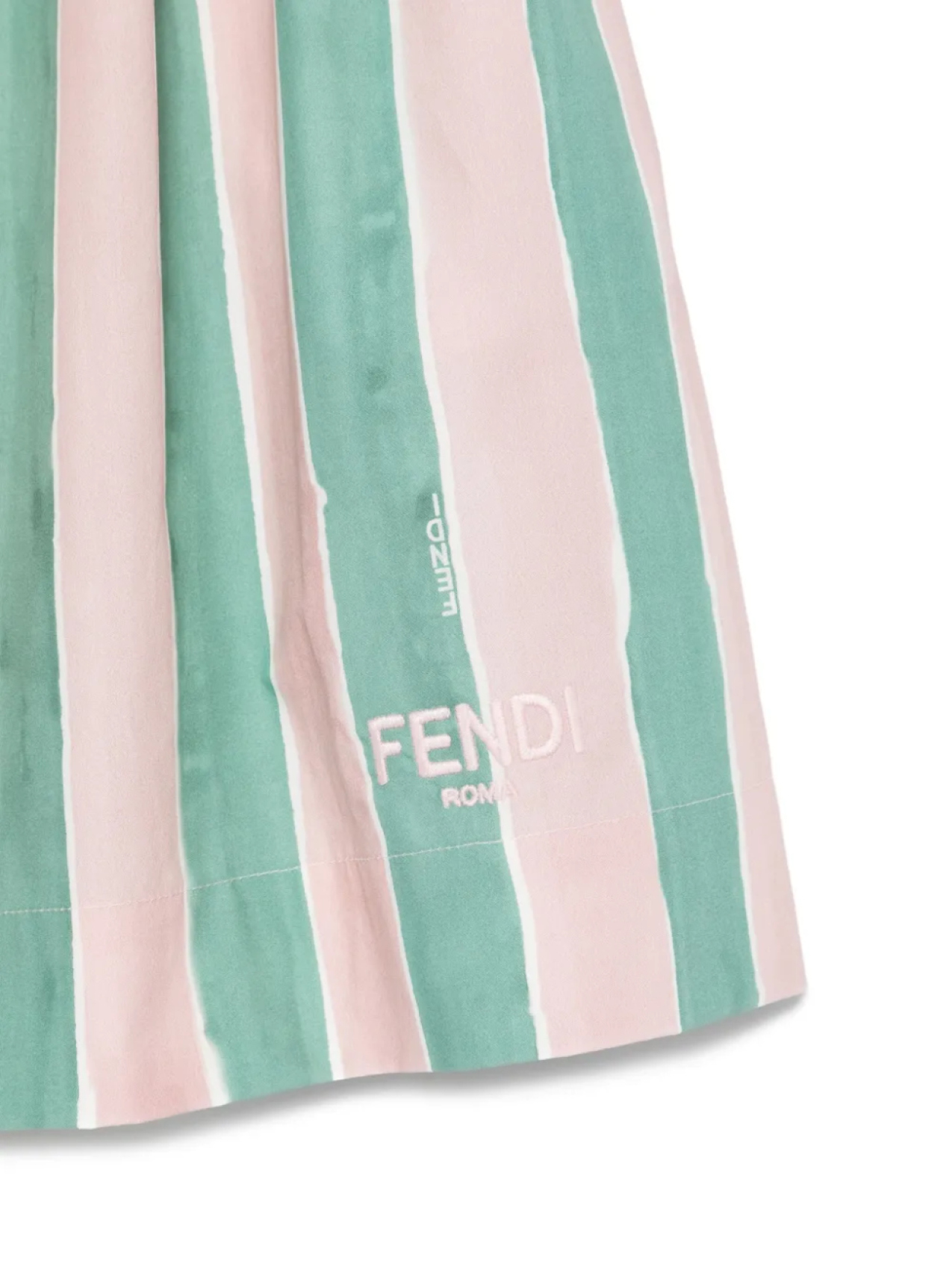 Полосатая юбка Fendi Kids, розовый — фото 3