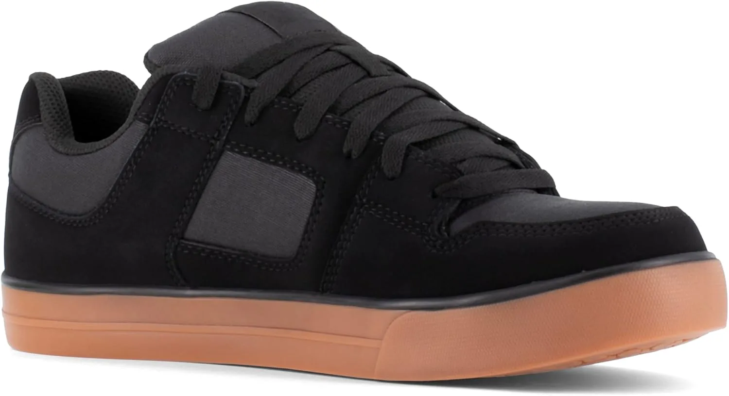 Мужские рабочие ботинки DC Mens Pure Work с черным верхом и комбинированным носком DC Shoes, черный — фото 2
