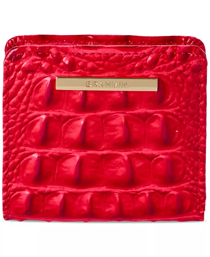 

Кошелек из тисненой кожи Jane Melbourne Brahmin, розовый