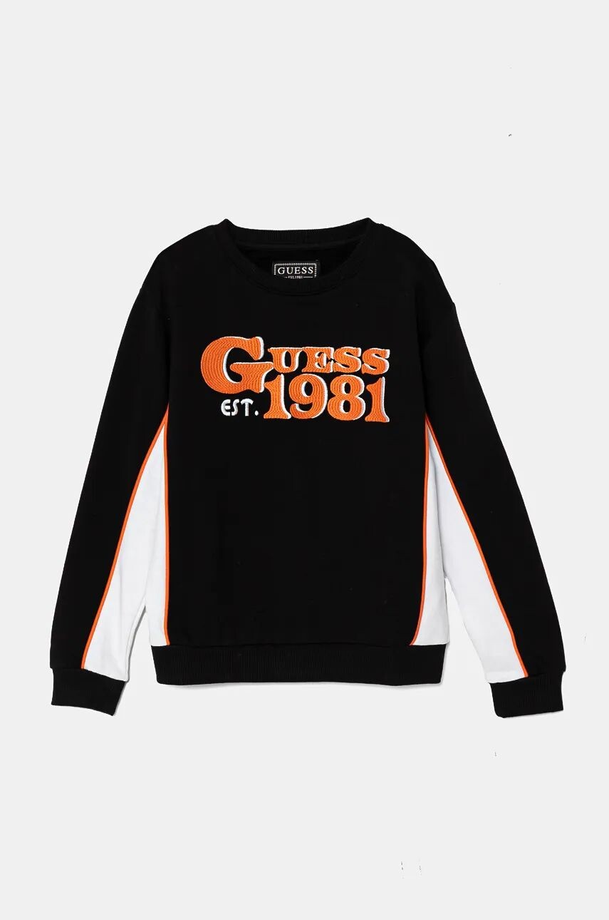 

Хлопковая толстовка Guess для мальчика/девочки, черный