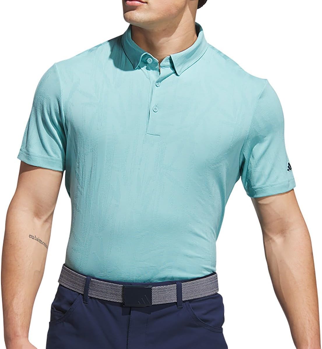 

Футболка с коротким рукавом из бамбукового жаккарда Beyond the Course Adidas, мятный