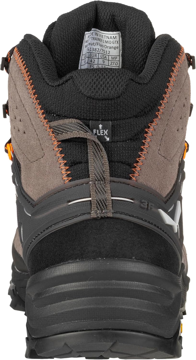 Мужские походные ботинки Salewa Alp Trainer 2 Mid Gore-Tex водонепроницаемые GTX, оранжевый — фото 3