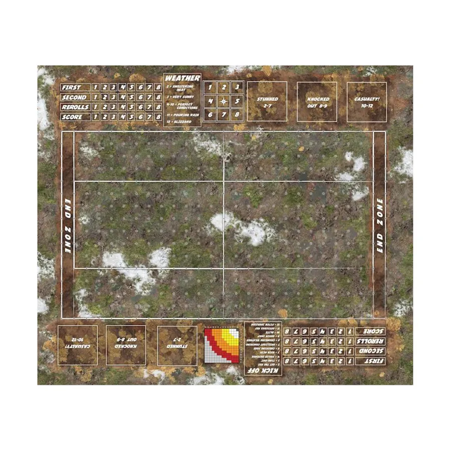 

39 x 34 дюйма — ранняя весна (резина), Blood Bowl Playmats - Assorted (Lukas Schmidt)