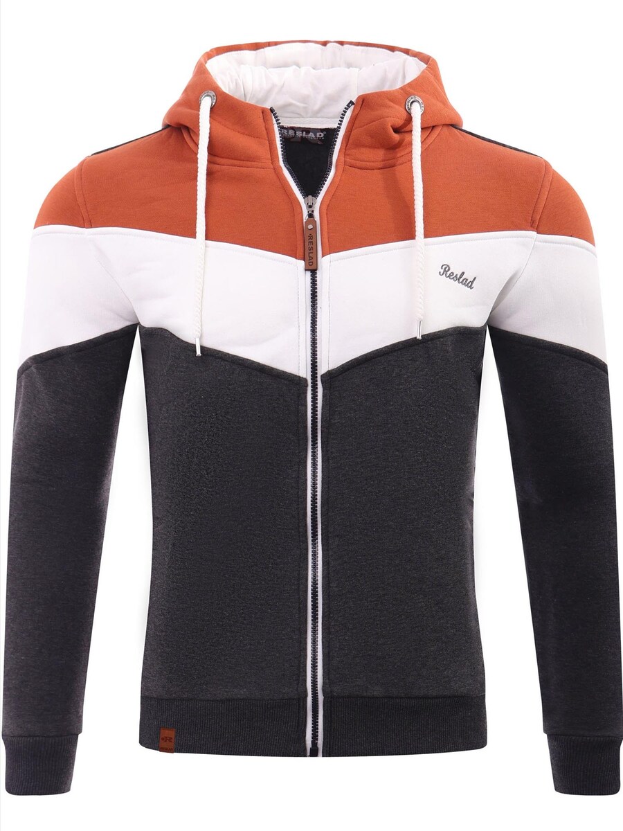 

Толстовка с капюшоном на молнии Reslad RS1007, коричневый