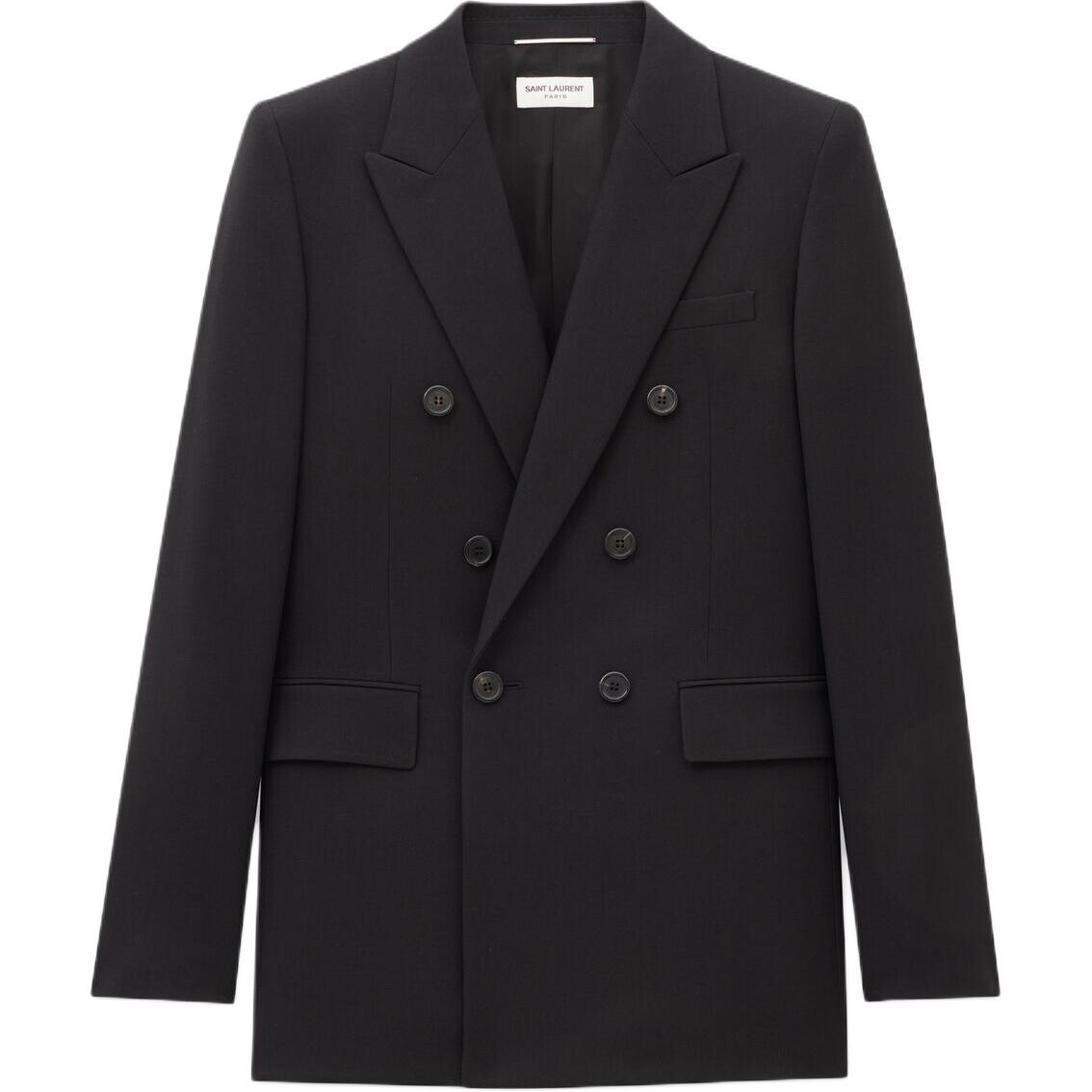 

Деловой костюм мужской черный Saint Laurent, черный