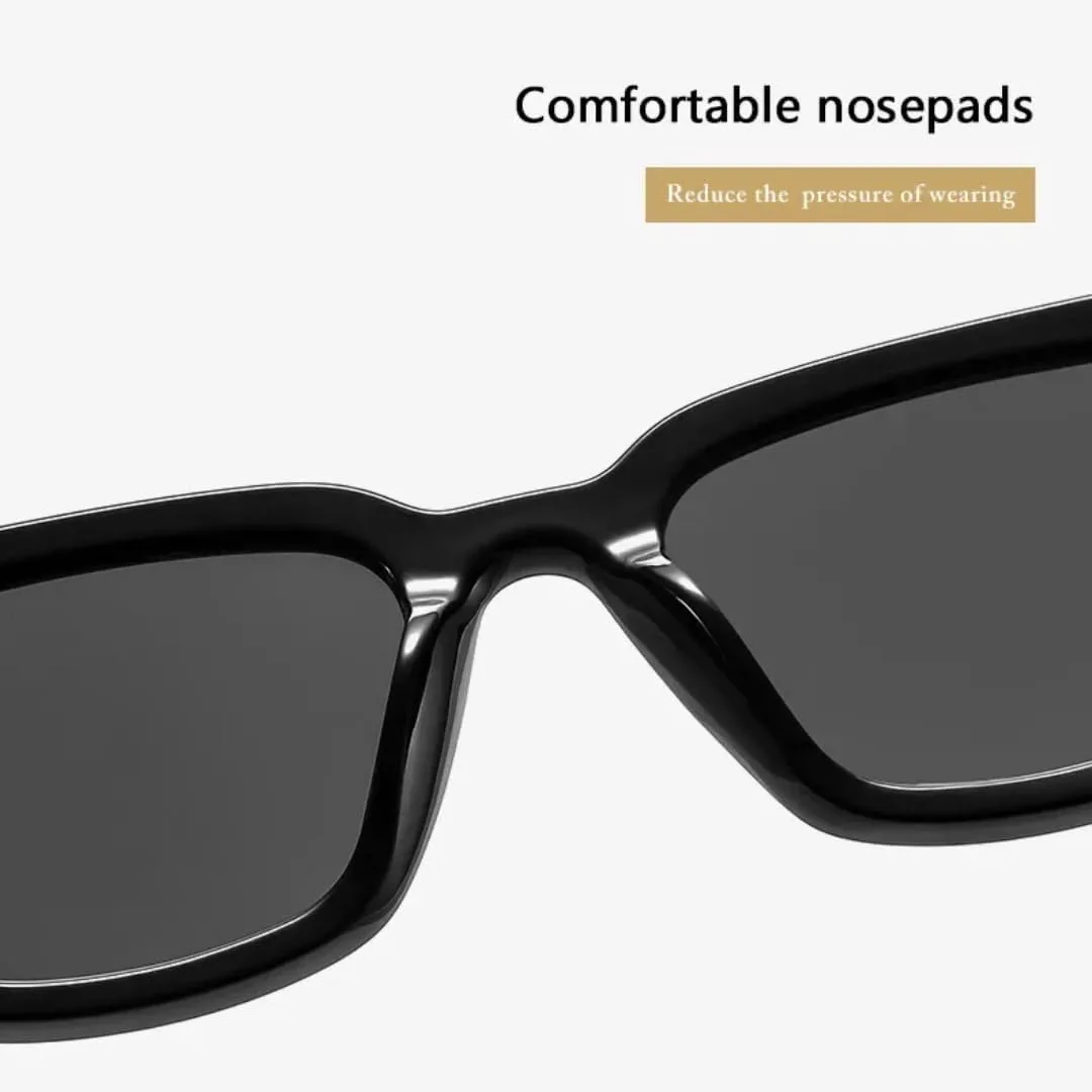 

Классические черные винтажные солнцезащитные очки «кошачий глаз» для женщин, маленькая оправа, модные очки для мужчин, защита от УФ-излучения UV400 SZVVBKK, Grey Grey