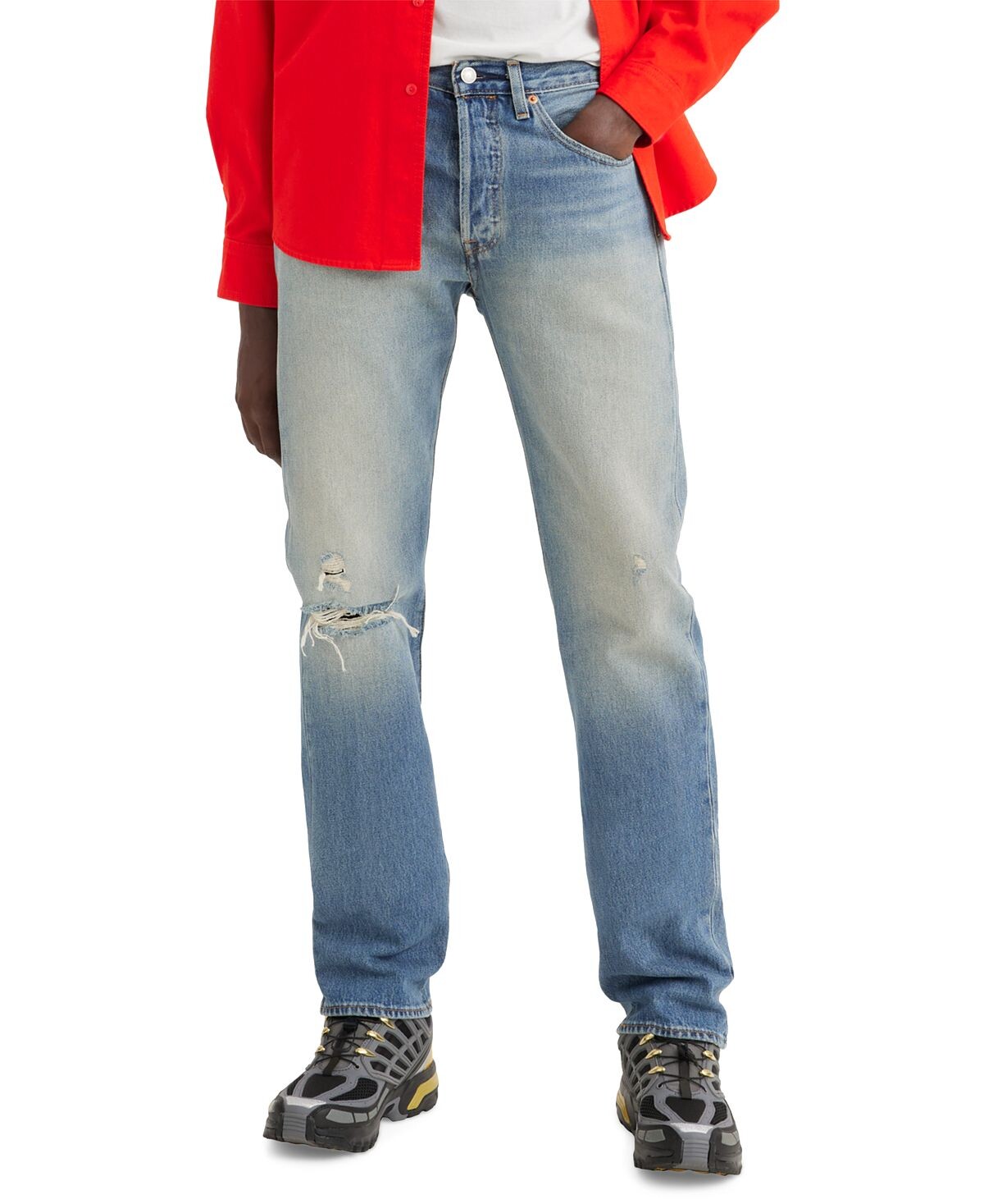 

Мужские неэластичные джинсы 501 Original Fit на пуговицах Levi's