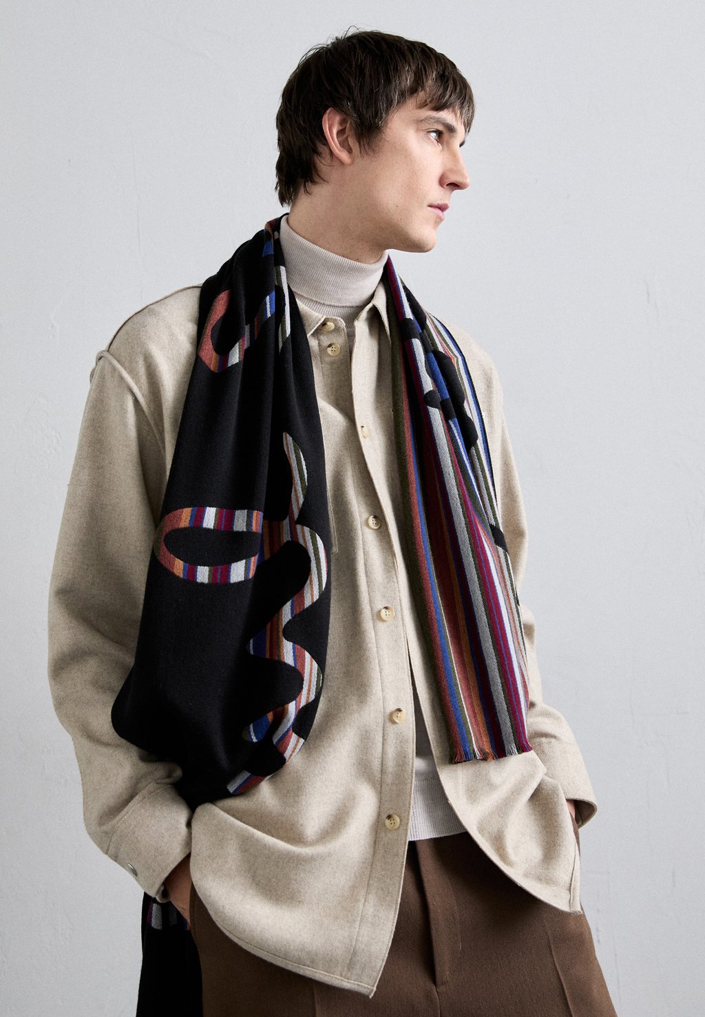

Шарф UNISEX Paul Smith, черный