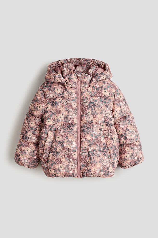 

Водоотталкивающая куртка-пуховик H&M, розовый