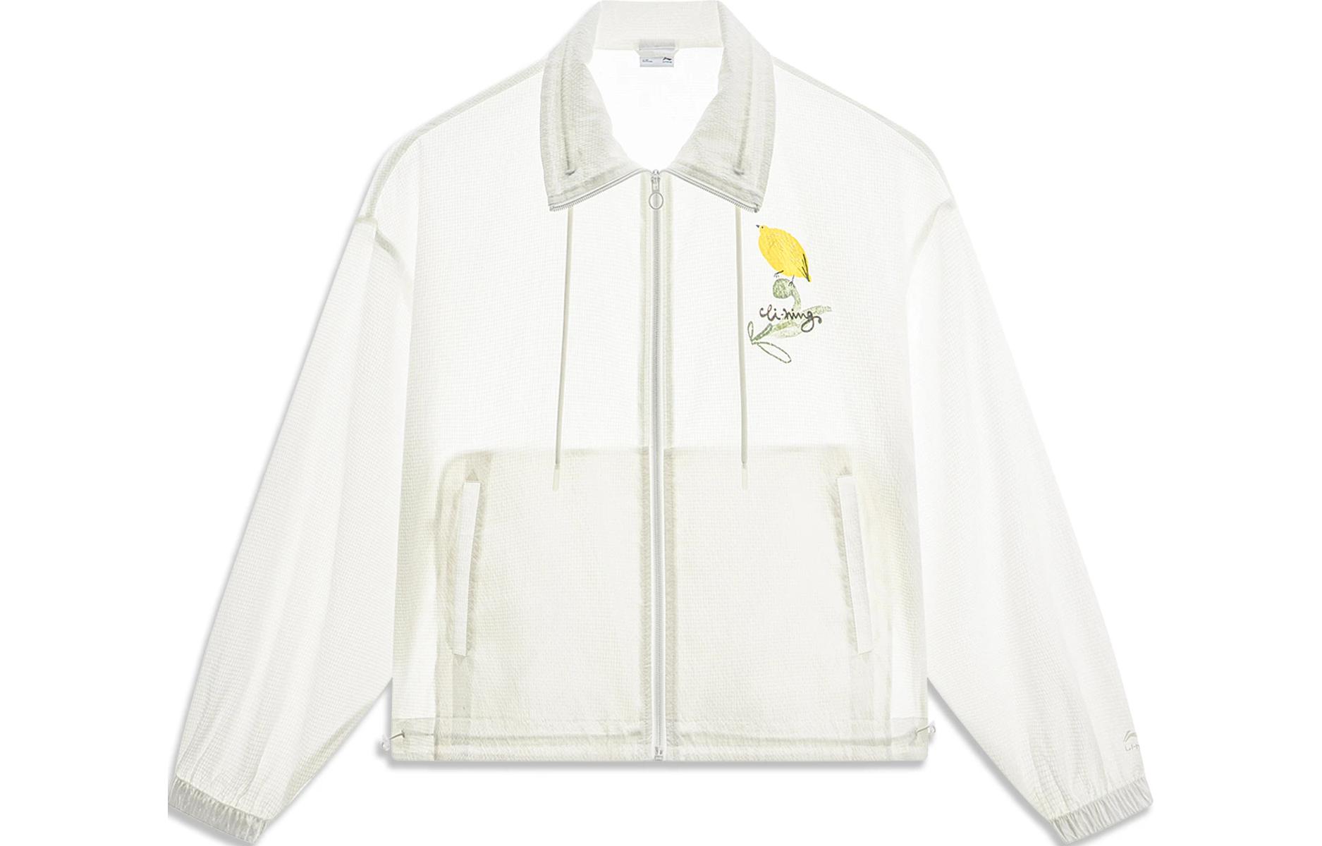 

LINING Тренч в стиле китайской культуры Женский цвет слоновой кости, Ivory