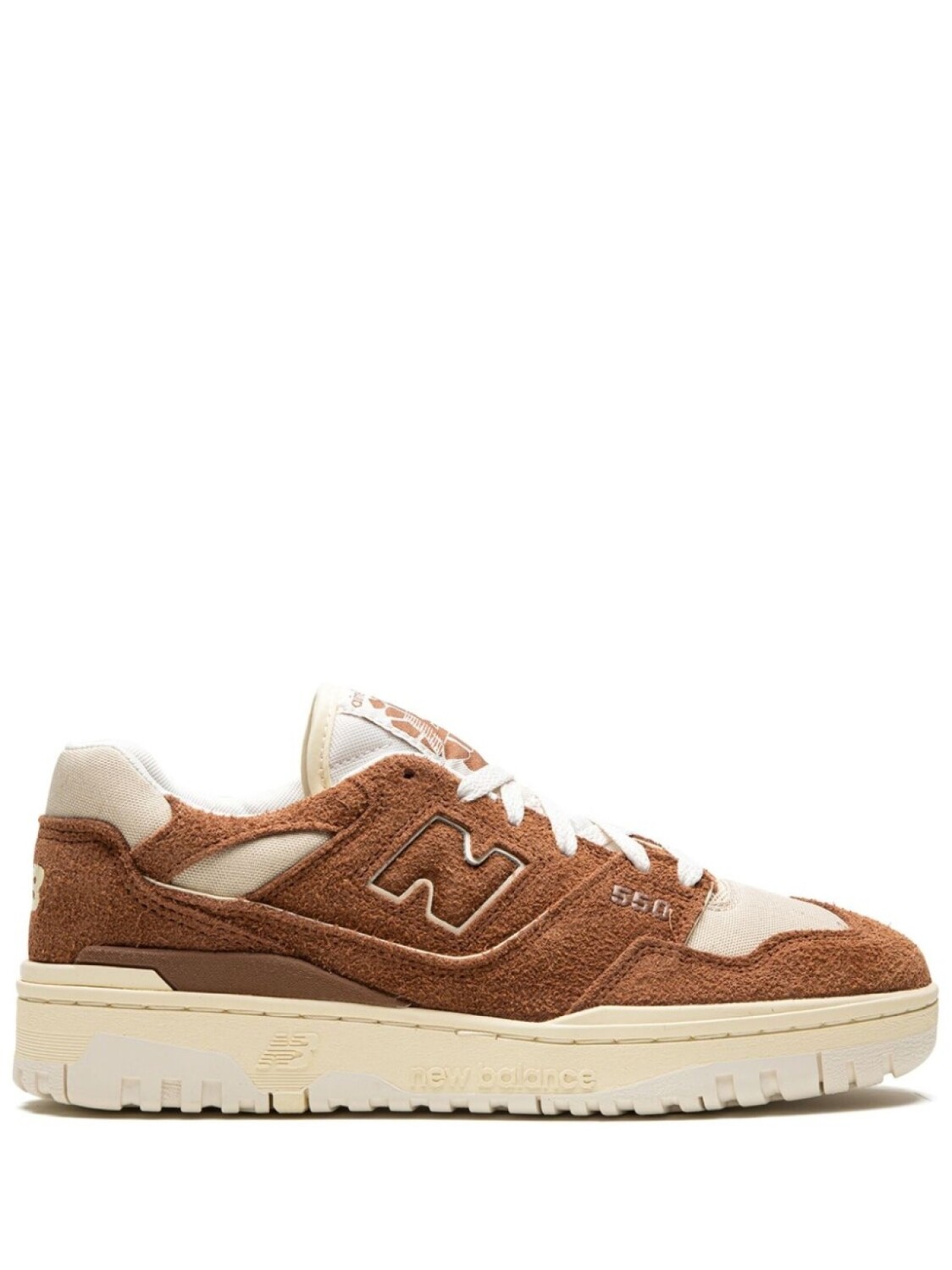 

New Balance кроссовки 550 Brown/Beige из коллаборации с Aimé Leon Dore, коричневый дубль