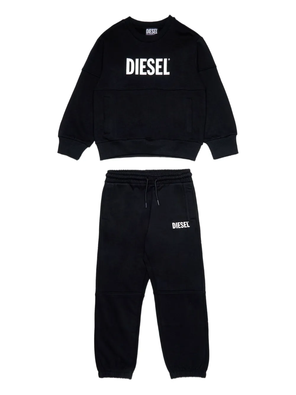 

Спортивный костюм с логотипом Diesel Kids, черный