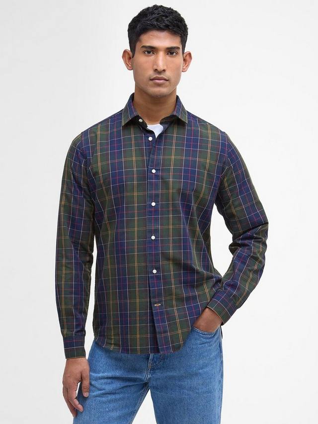 

Классическая клетчатая рубашка Kenton Barbour, Blue/Green