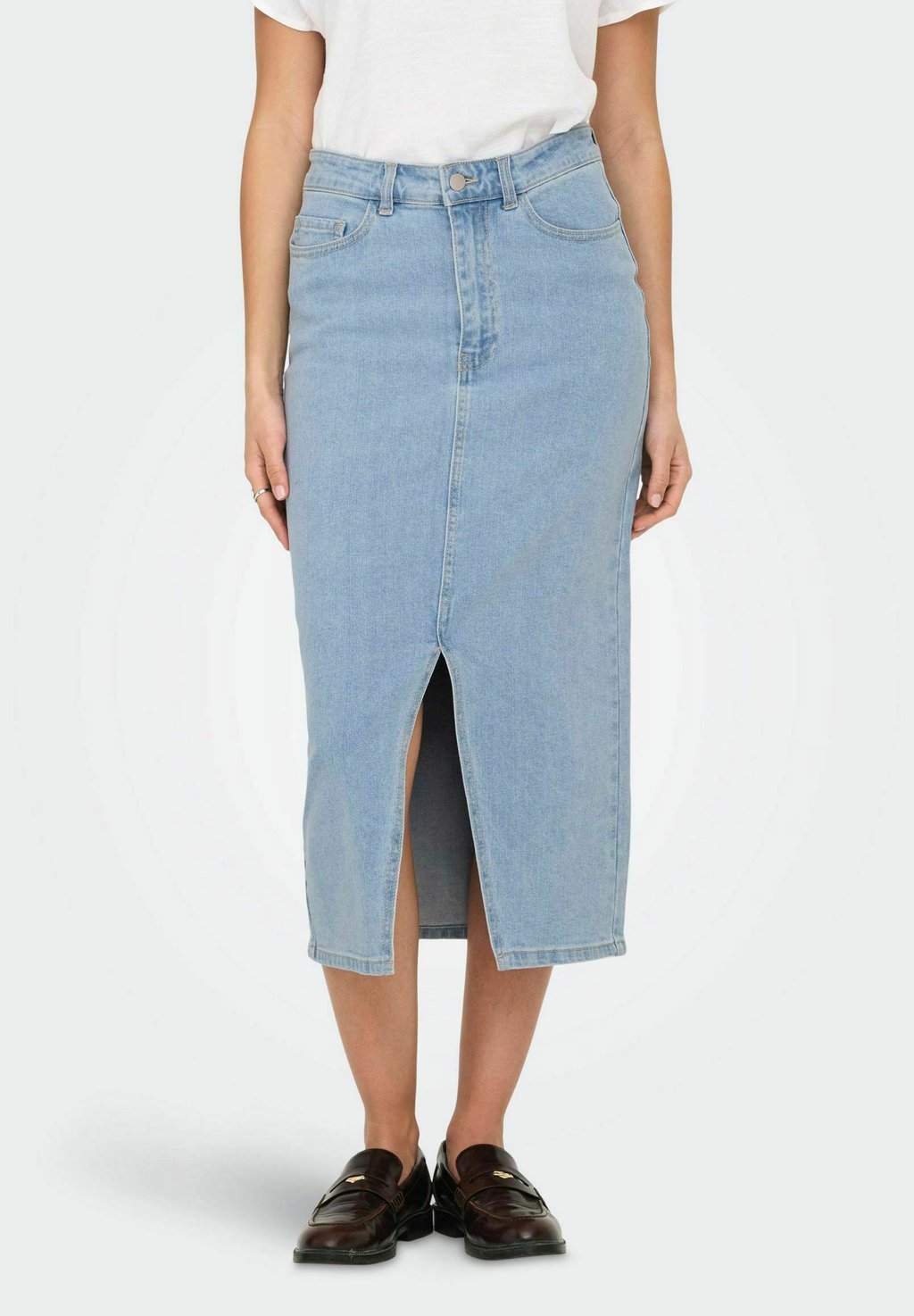 

Джинсовая юбка MITTLERE TAILLE - Pencil skirt JDY, цвет Light Blue Denim