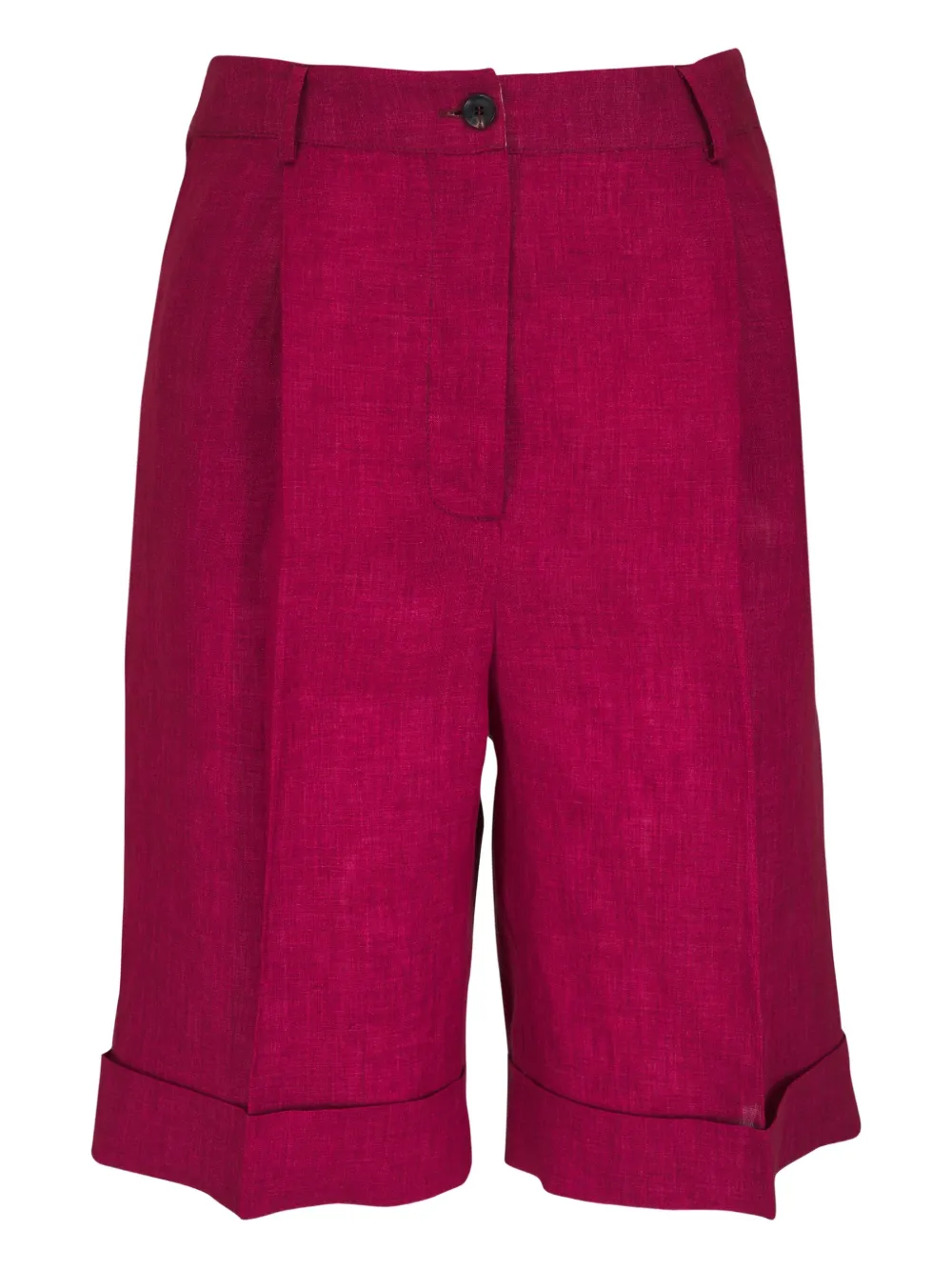 

Льняные шорты Kiton, красный