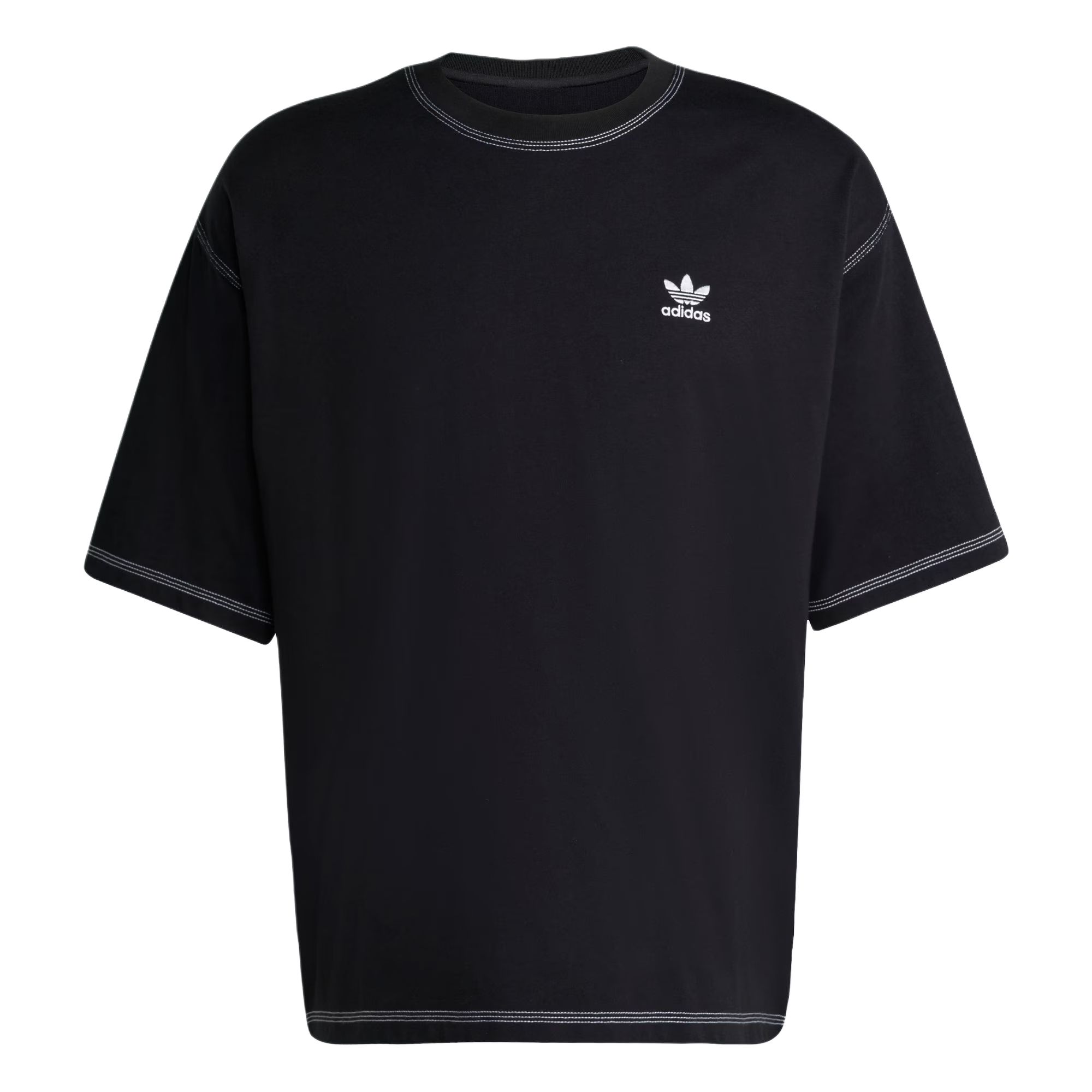 

Футболка Trefoil Essentials Adidas Originals, черный