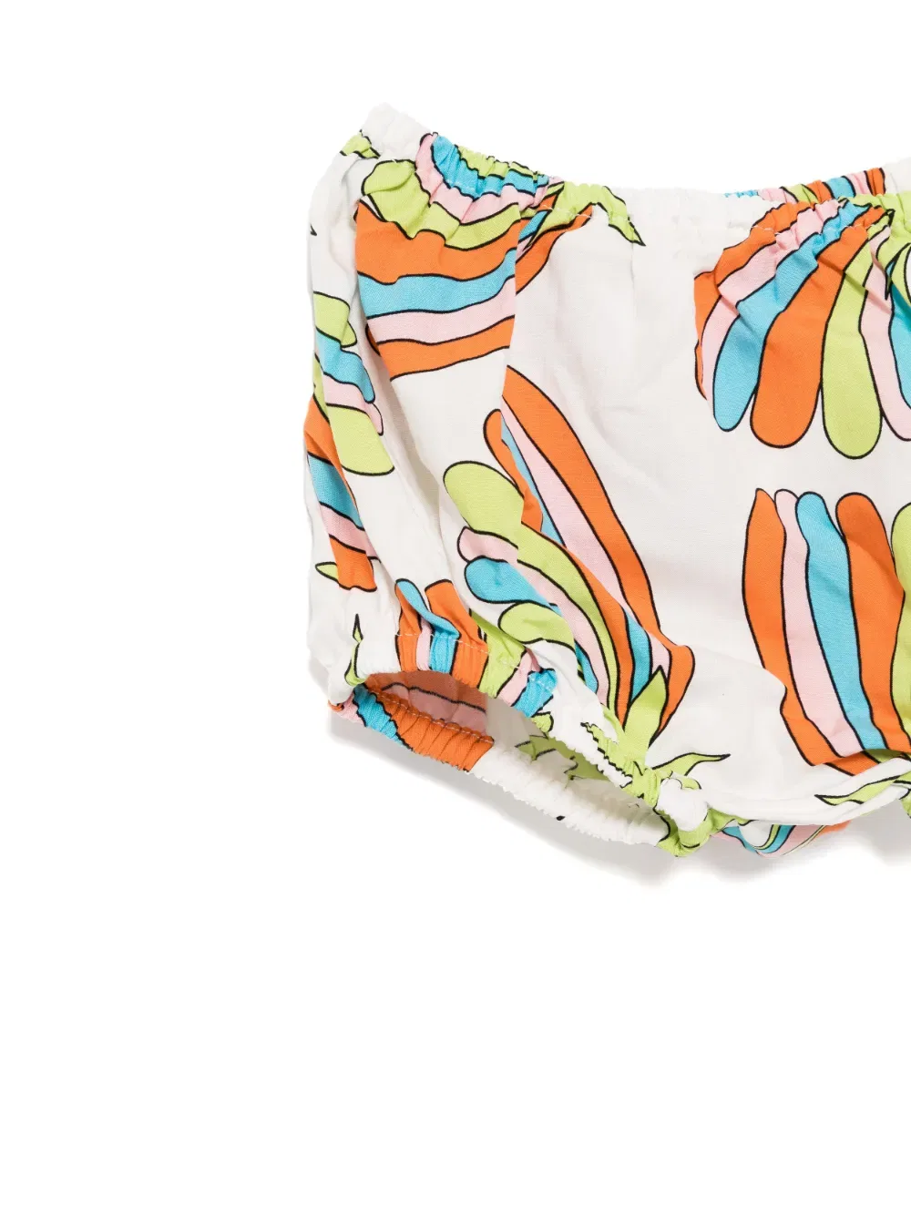 Мини-Платье со звездным принтом Stella Mccartney Kids, белый — фото 3