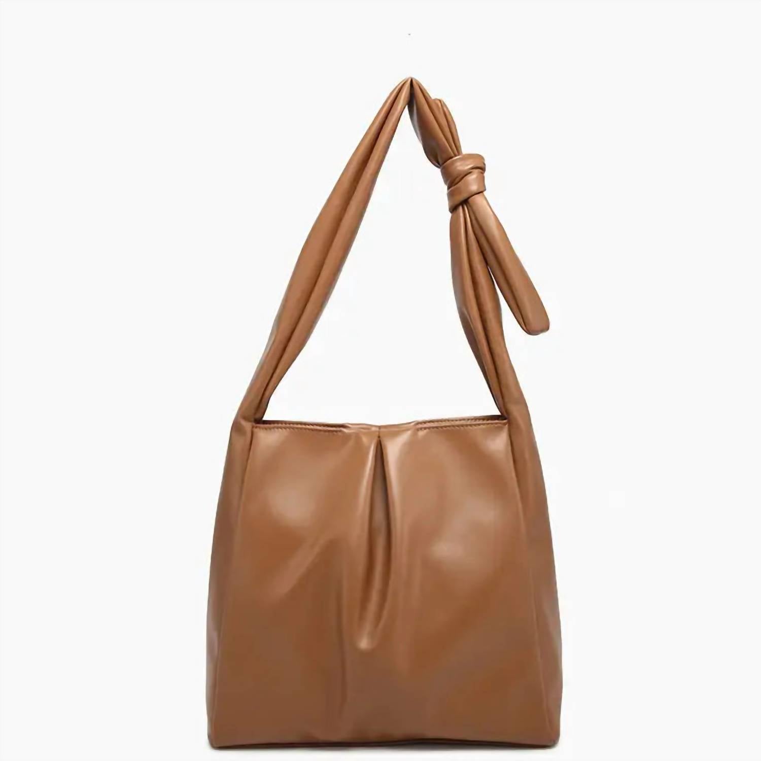 

Женская сумка-хобо с узлом на ремне в цвете Taupe Jen & Co., серо-коричневый