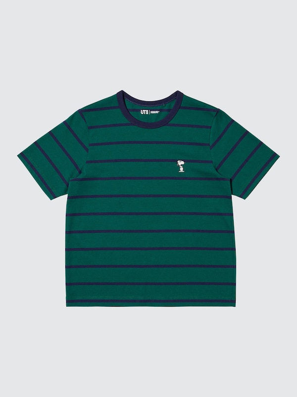 Футболка UT с графикой Peanuts Uniqlo, 58 dark green — фото 3