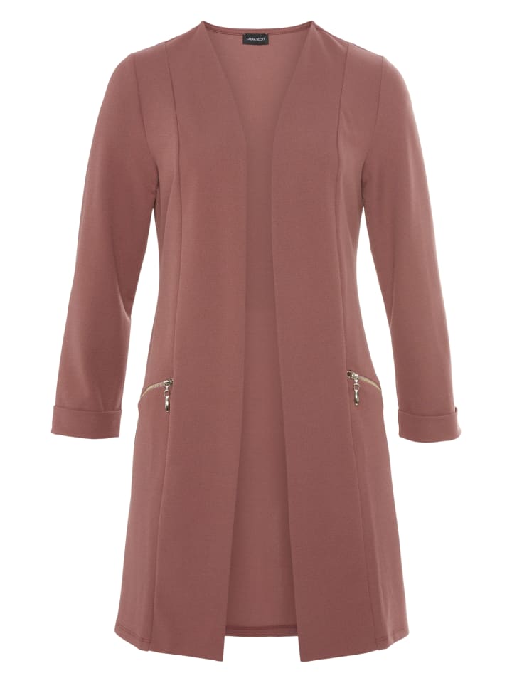 

Laura Scott Длинный блейзер розово-коричневого цвета