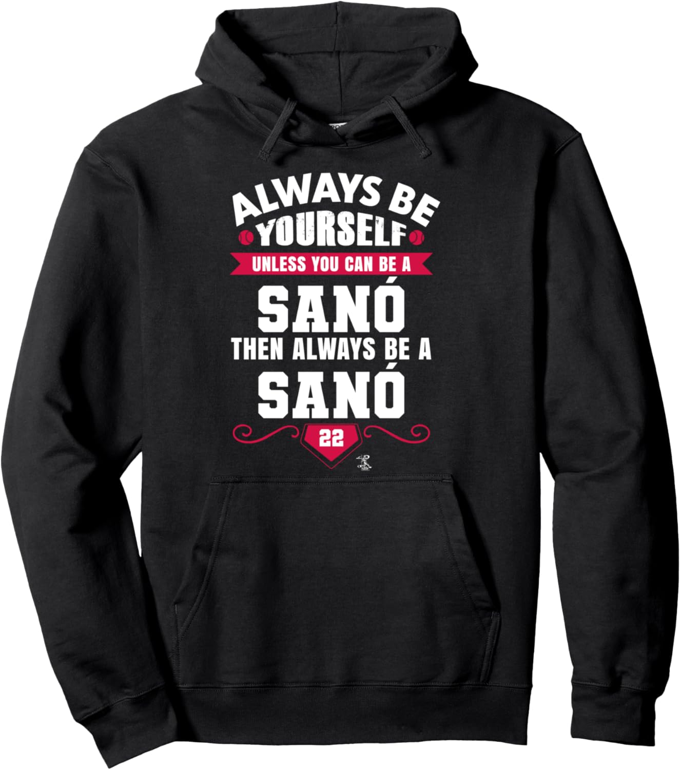

Худи Miguel Sano Always Be Your Own Gameday Ballpark Mvp, черный