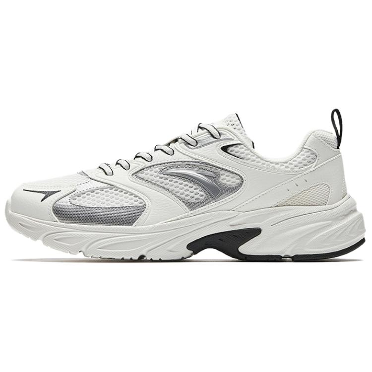 

ANTA Мужские повседневные кроссовки Sports Life Collection с амортизацией, износостойкие, цвет "папирус" белый, серебристый